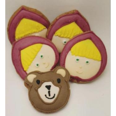 Imagem de Biscoito Decorado de Mel Masha - Dona Maria Biscoiteria 