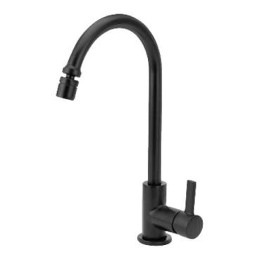 Imagem de Torneira Misturador Cozinha Perflex Mais Pt Fosco 10750024