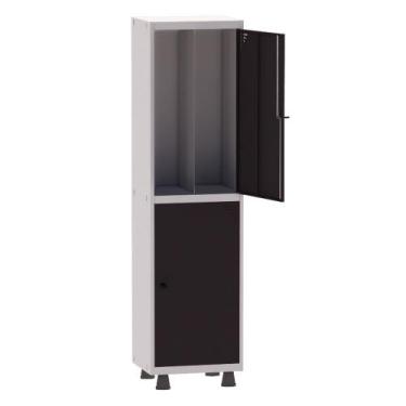 Imagem de Armário Guarda Volume Locker Roupeiro Insalubre 1 Vãos 02 Portas GRP50