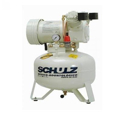 Imagem de Compressor De Ar Odontológico 6 Pés 30L 1Hp Msv6/30 Schulz
