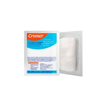 Imagem de Compressa de Gaze 7,5X7,5 Estéril 13 Fios - Cremer