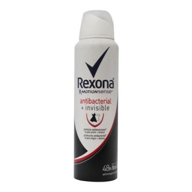Imagem de Desodorante Feminino Aerosol Antibacterial + Invisible 150ml - Rexona