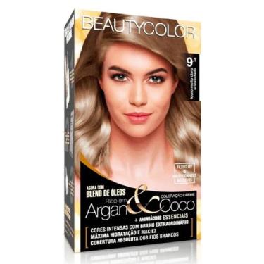 Imagem de Kit Coloração Louro Muito Claro Acinzentado 9.1 - Beauty Color