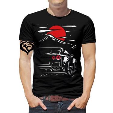 Imagem de Camiseta Carro Masculina Motorista Antigo Blusa Japão - Alemark, M, Ma