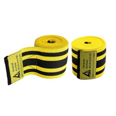 Imagem de Generic Joelho envolve compressão de apoio de joelho e elástico 79 "joelheira cinta para treinamento cruzado levantamento de peso powerlifting