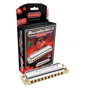 Imagem de Gaita diatônica Thunderbird Marine Band M2011BXLA da Hohner – Key of LA