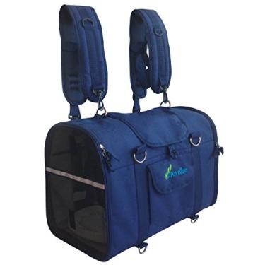 Imagem de Mochila robusta 6 em 1 da Natuvalle, mochila frontal, bolsa de ombro, bolsa de mão para animais de estimação, bolsa macia para transporte de animais de estimação, transportadora de viagem para animais de estimação Ltd