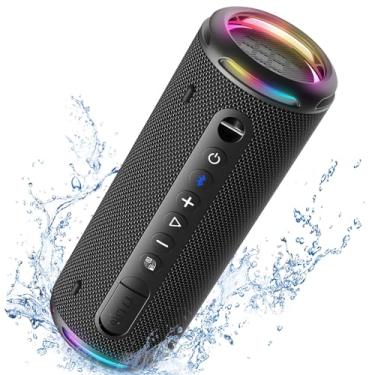 Imagem de Tronsmart Alto-Falante Bluetooth Portátil T7 Lite 24W, Graves Aprimorados, Show de Luzes do Arco-Íris, Tempo de Reprodução 24 Horas, À Prova D'Água Ipx7, Emparelhamento Estéreo Sem Fio, Bluetooth 5.3,
