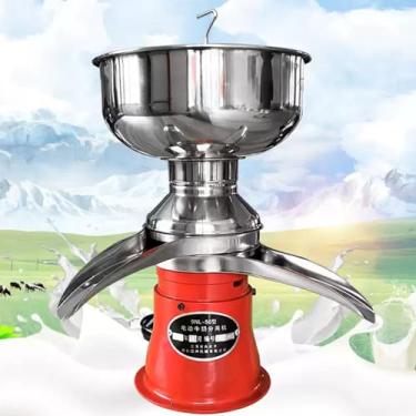 Imagem de Separador CentríFugo De Creme De Leite,Separador De Creme EléTrico AçO Inox, 9500rpm Separador De Leite 50l/H Transformador De Leite Cru Ou Integral Em Creme E Separador Creme Leite Desnatado