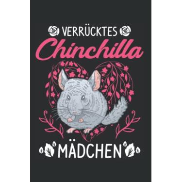 Imagem de Chinchilla Notizbuch: Verrücktes Chinchilla Mädchen / 6x9 Zoll / 120 linierte Seiten