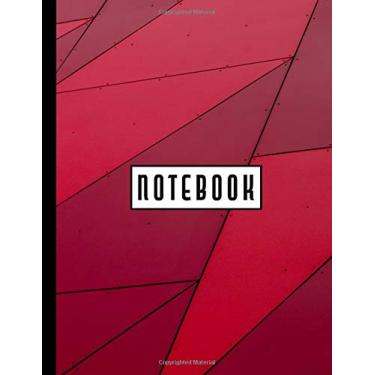 Imagem de Composition Notebook: Cute Mindfulness Red Background Blank Lined Journal Composition Workbook for Writing Memory and Notes for Kids Girls Teens Students and Teacher