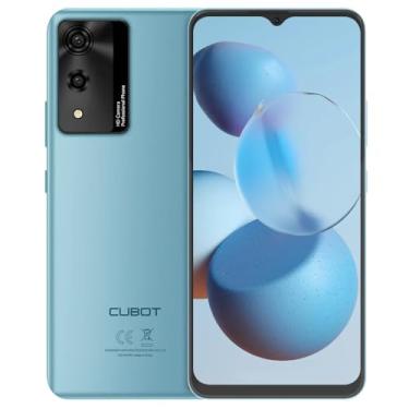 Imagem de CUBOT A10, Smartphone Android 14, 6.56 Polegadas 90Hz, 12GB RAM, 128GB, Câmera 48MP, Bateria 5100mAh, Dual SIM 4G (Azul)