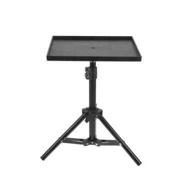 Imagem de Suporte portátil para projetor, tripé de viagem, suporte de alto-falante, acessórios extensíveis, cabeça esférica de montagem para laptop, câmera DSLR, equipamento eletrônico ao ar livre para projeção