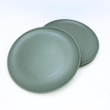 Imagem de Jogo Pratos Para Servir Sobremesa Petiscos Plástico Resistente Verde M