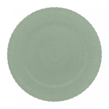 Imagem de Sousplat VerdeDe Plástico Onix 7716 1Und 33cm Lyor