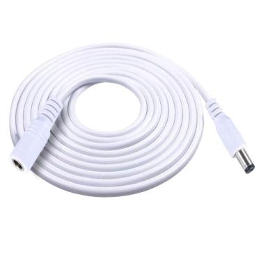 Imagem de Cable Nahao Cabo De Extensão De Energia Cc De 33 Pés, Cabo De Extensão De 5,5 Mm X 2,1 Mm Compatível Com Cc 5 V 12 V 24 V Para Câmera De Segurança Cctv, Câmera Ip, Dvr Autônomo, Luz De Corda De Led