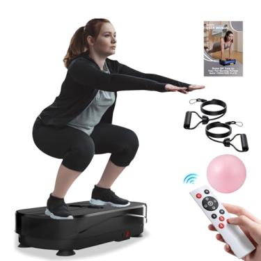 Imagem de Natini Máquina De Exercício De Placa Vibratória, Placa Vibratória Para Drenagem Linfática, Plataforma De Fitness De Vibração Para Treino De Corpo Inteiro, Alívio De Dor E Perda De Peso E Tonificação