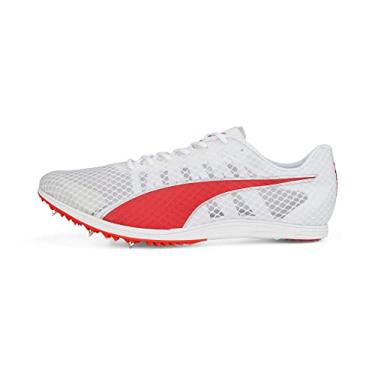 Imagem de PUMA Evospeed Distance 11 Tênis masculino, Puma Branco puma vermelho metálico prata, 41