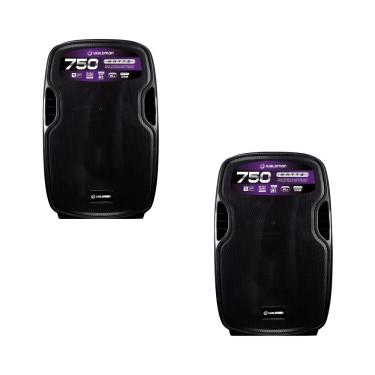 Imagem de Kit 2 Caixas de Som Ativo 12" Amplificada Waldman RC-450X 450w Bluetooth