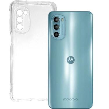 Imagem de Capa capinha transparente silicone linha G Motorola ANTE QUEDA MOTO G5