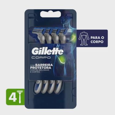 Imagem de Aparelhos descartáveis para depilação gillette 4 unidades