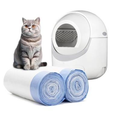 Imagem de 40 sacos extra grandes para caixa de areia para gatos, recipientes de lixo para caixa de areia Giaceaw autolimpante para gatos