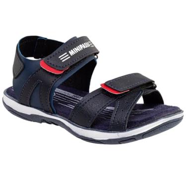 Imagem de Sandália Masculina Infantil Kids Papete Menino Minipasso Marinho. (Azul-Marinho, BR, Criança de 4 a 8 anos, Numérico, 20)