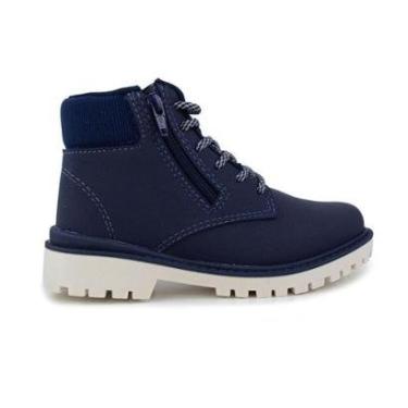 Imagem de Bota Infantil Masculina Molekinho Azul Marinho - 28171-Masculino