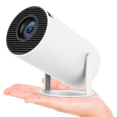Imagem de Projetor Portátil Wifi Hd Branco 1080P Suporta 4K Bivolt - Correia Eco