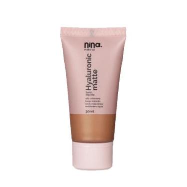 Imagem de Base Liquida Hyaluronic Matte Nina Make Up, 5.5