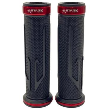 Imagem de Manopla Luva Punho Stark Race Spider Universal Motocicleta, Vermelho