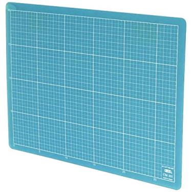 Imagem de NT Cutter Tapete de corte translúcido colorido, 22,8 x 30,4 cm, azul translúcido, 1 tapete (CM-30I-B)