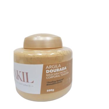 Imagem de Argila Dourada 500 G Rakil - Tratamento Acne e Manchas
