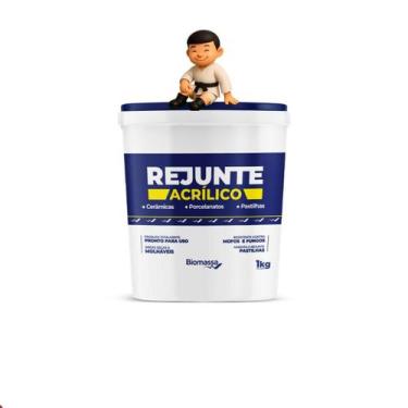 Imagem de Biomassa rejunte acrilico 1kg pote - palha - 001917