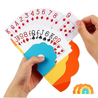 Imagem de Szlishuo Porta-Cartões Para Jogar Cartas Porta-Cartões Mãos-Livres Para Crianças E Adultos, Porta-Jogos De Cartas Para Festas De Pôquer, Noites De Jogos De Cartas Em Família