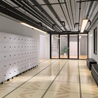 Imagem de Roupeiro Aço Light 3v 15 Portas Gr303-15 Cinza