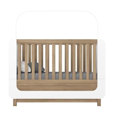 Imagem de Berço Mini Cama 2 Em 1 Aconchego Branco jequitibá