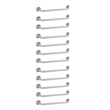 Imagem de Alça De Apoio 60cm Kit 15 Uni Inox Acessibilidade Cadeirante Idoso Criança Gravida Banheiro Escada Corrimao Box Segurança