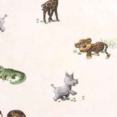 Imagem de Papel De Parede All Kids Bichinhos Fundo Amarelo H2912702 Rolo 10m X 0,53m