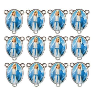 Imagem de 10 Entremeio Nossa Senhora das Graças Oval Montagem Terços