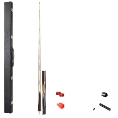 Imagem de Taco de sinuca, bastões de taco de bilhar, bastões profissionais de bilhar, bastão de bilhar (taco de sinuca + acessórios + caixa A, 9,5 mm)