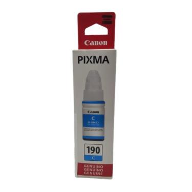 Imagem de Refil de tinta canon gi-190 ciano p/g1100/g2100/g3100/g3102, Ciano