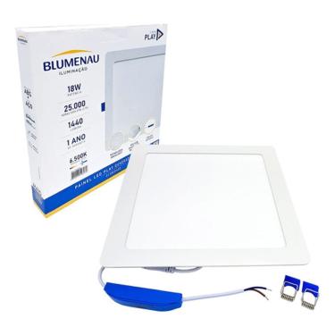 Imagem de Painel Plafon Led Quadrado Embutir 24w Branco Frio 6500k