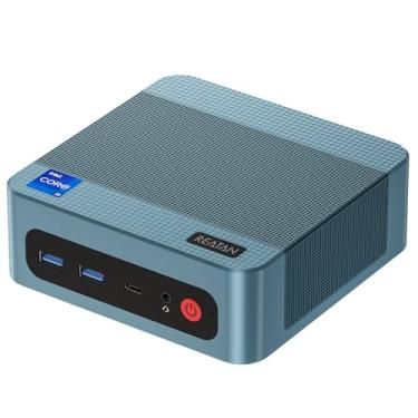 Imagem de Reatan Intel Mini PC Core i9-12900H (14C/20T, até 5.0GHz), 32GB DDR5 1TB PCIe4.0 SSD Gaming PC, Thunderbolt 4 Triple Display Mini Gaming Desktop, Dural 2.5Gbps LAN, WiFi6E/BT5.2