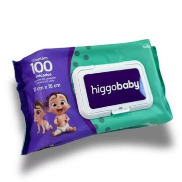 Imagem de Toalha Lenço Umedecido Higgo Baby 100un