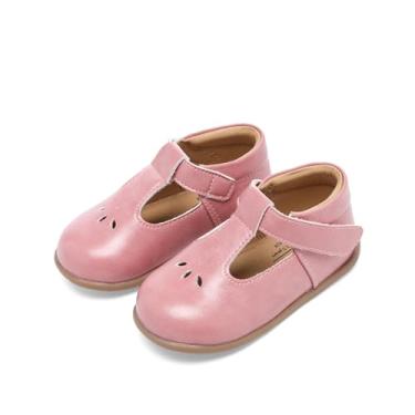 Imagem de Jack & Lily Sapatos Mary Jane para bebês, bebês e crianças – Sapatos sociais de sola macia para escola, festa e casamento, Aurora, 6 Toddler
