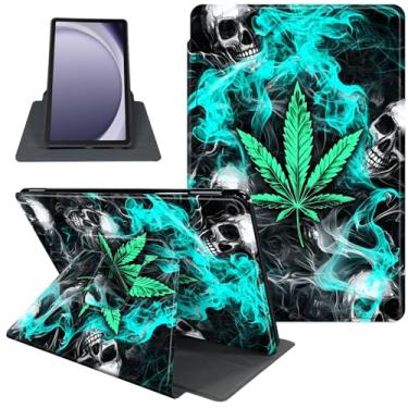 Imagem de Capa para tablet Samsung Galaxy Tab A9+/A9 Plus de 11 polegadas 2023, capa inteligente com suporte giratório de 360 graus para tablet Galaxy Tab A9+ SM-X210/X216/X218, hibernar/despertar automático