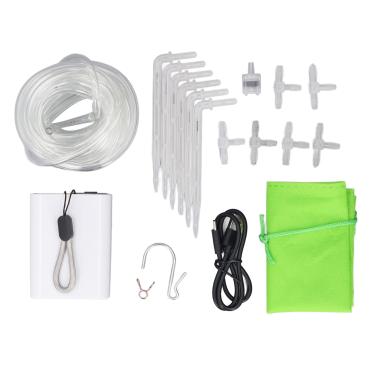 Imagem de de rega automático Digital Programável Timer de Água Baixo ruído construído em bomba de água kit de irrigação por gotejamento interno para plantas em vasos de estufa abds pc