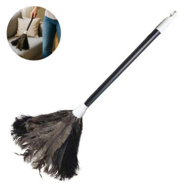 Imagem de Espanador de pó duster de penas de avestruz 46 cm 1 unidade - Dasshaus