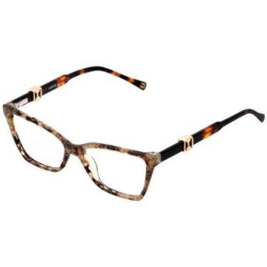 Imagem de Óculos de Grau Carmim Havana Brilho CRM41699 C2-53-Feminino